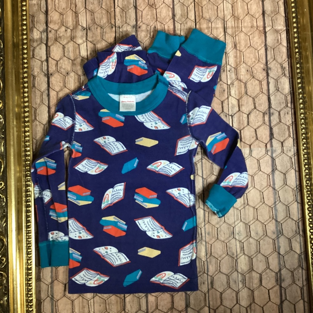 Toddler Boy Pajamas Hanna Andersson 100% Organic Cotton Story Book Print